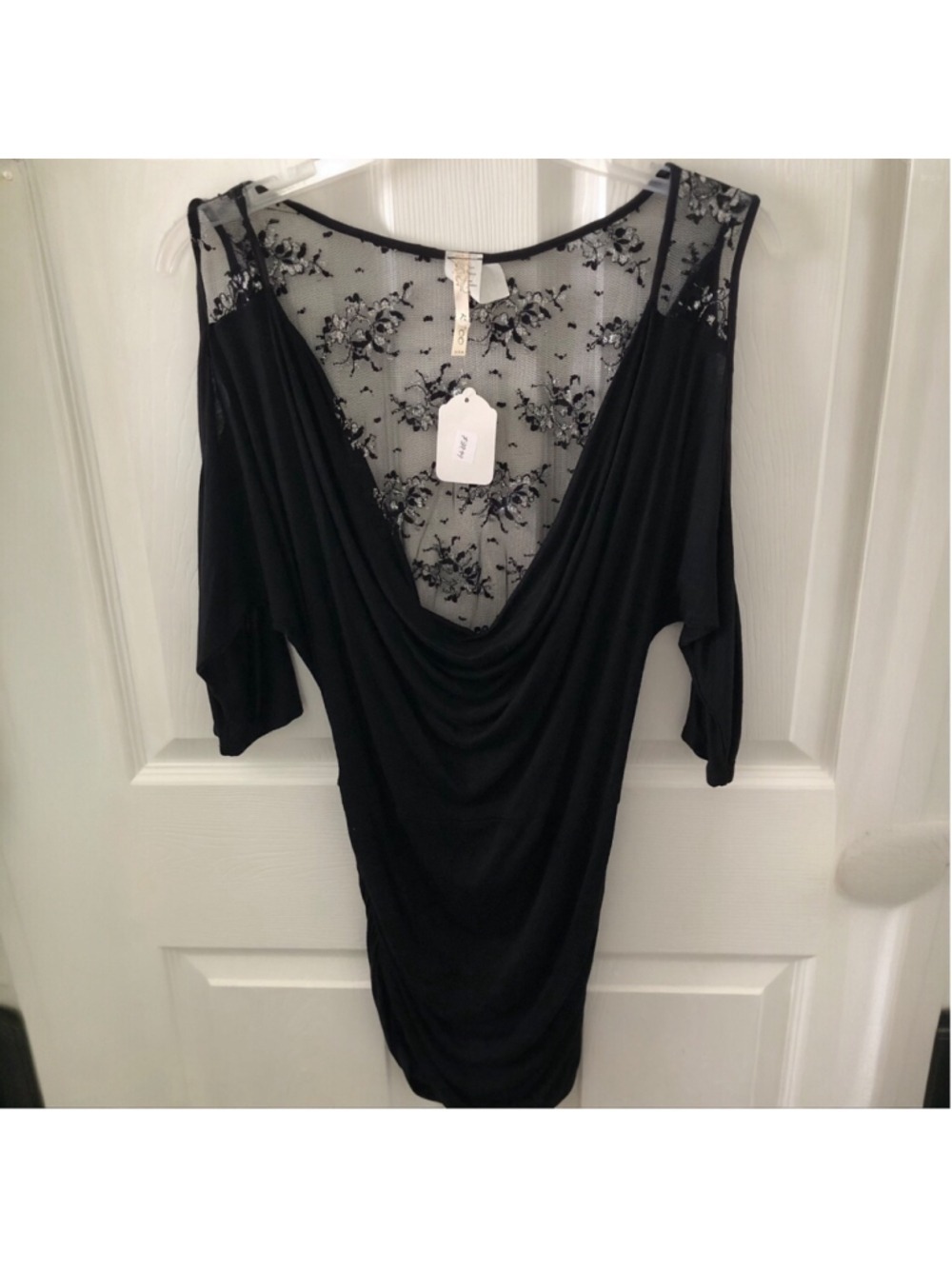 Size S Sexy Delicate Metallic Floral Lace Back Camisole Romantic Whimsigoth NWT